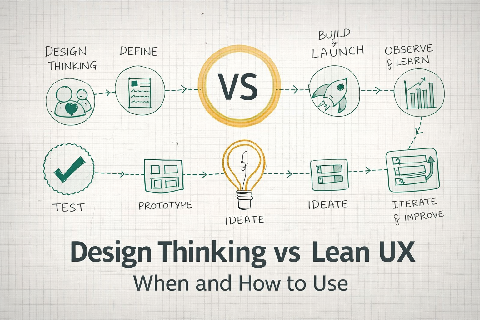 Design Thinking vs Lean UX