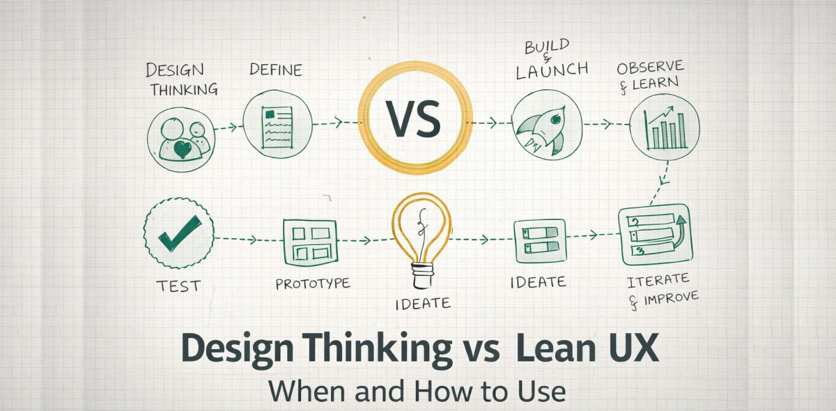 Design Thinking vs Lean UX